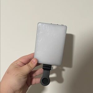 Portable White LED Video Light with Clamp